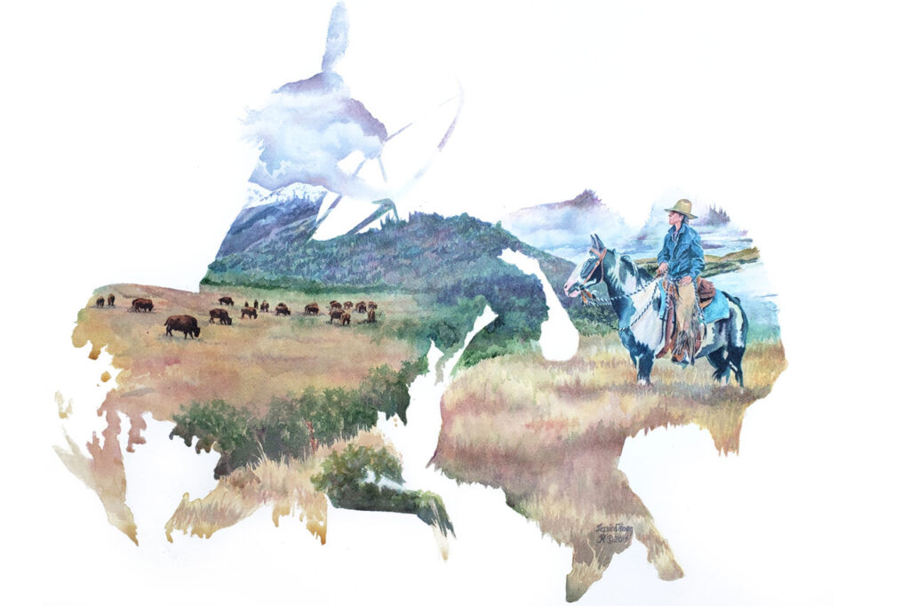 Home Beneath These Western Skies Jessica Kong Western Watercolor Artist 1024x682