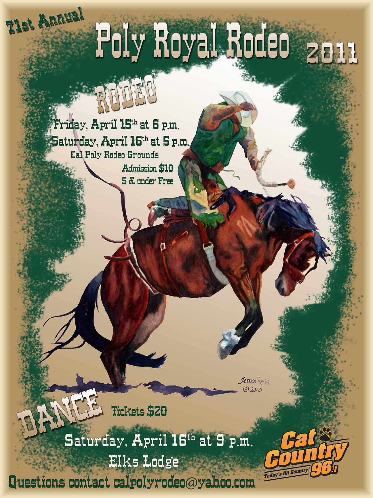 2011 Poly Royal Rodeo Poster